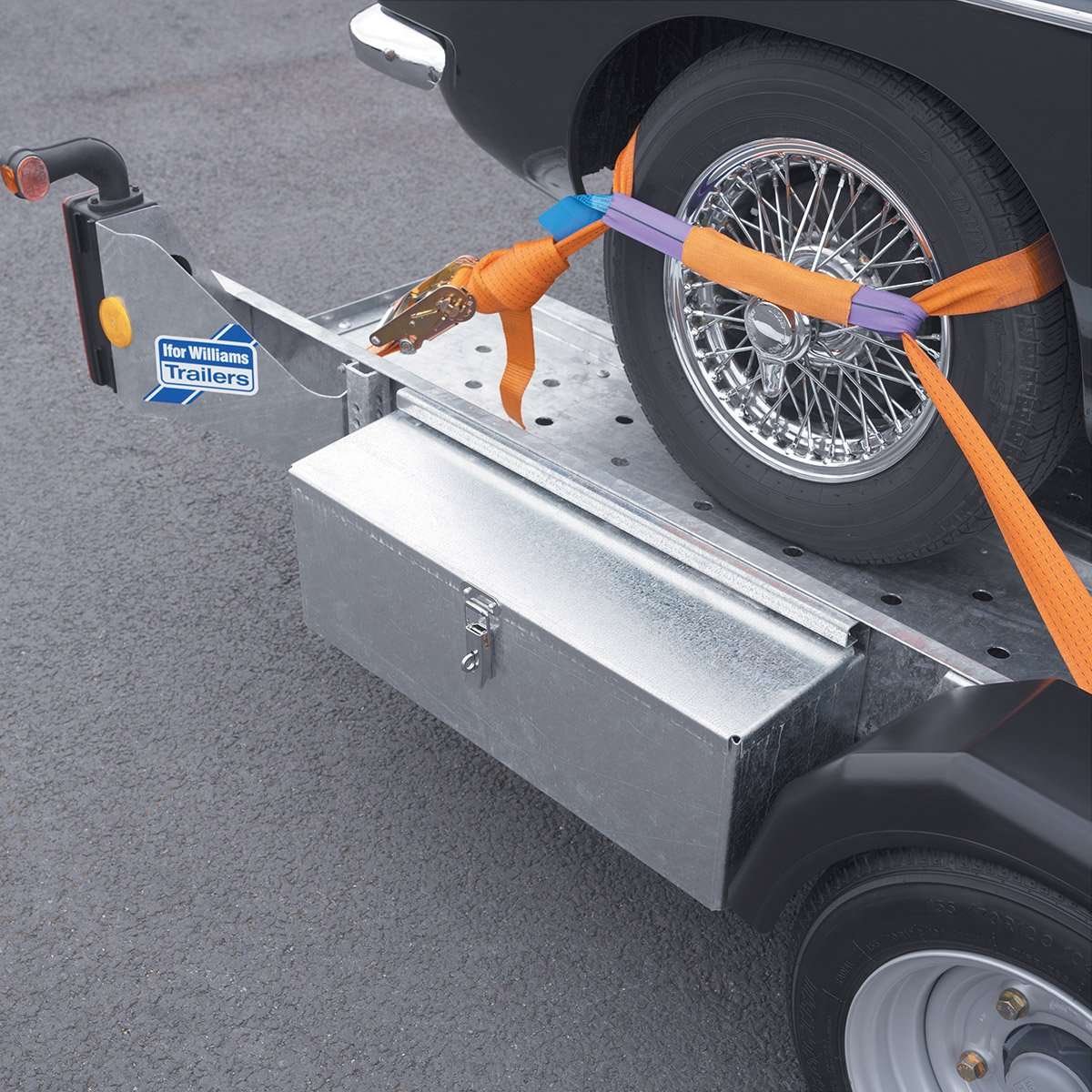 Ifor Williams CT136 Autotrailer | 1 aksler, 12" hjul | Maskin- og autotrailere | 1400 kg