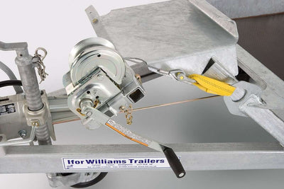 Ifor Williams GH64 Maskintrailer | Ladmål 188 x 123 x 16 cm | 1 aksler, 10" hjul | 1500 kg