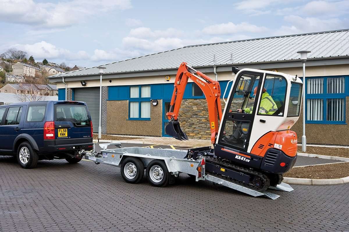 Ifor Williams GH64 Maskintrailer | Ladmål 188 x 123 x 16 cm | 1 aksler, 10" hjul | 1500 kg