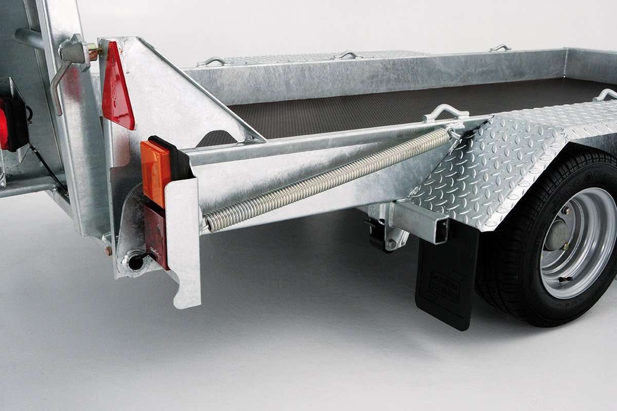 Ifor Williams GH64 Maskintrailer | Ladmål 188 x 123 x 16 cm | 1 aksler, 10" hjul | 1500 kg