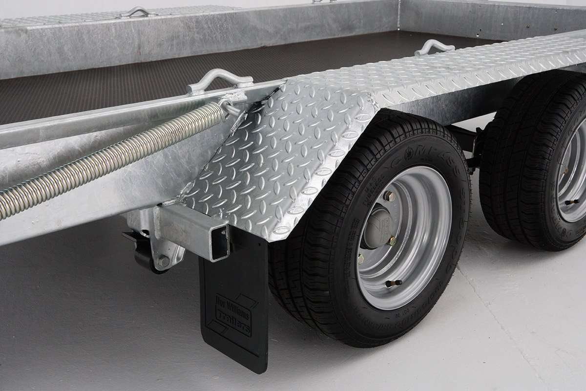 Ifor Williams GH94BT Maskintrailer | Ladmål 279 x 131 x 23 cm | 2700 kg