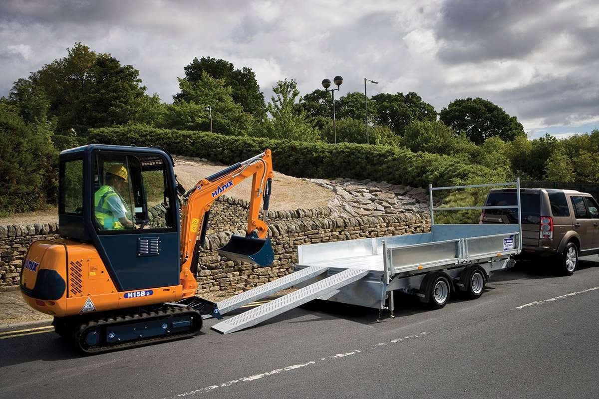 Ifor Williams TT3017 Tiptrailer | Ladmål 301 x 162 x 35 cm | 2 aksler, 12" hjul | 3500 kg