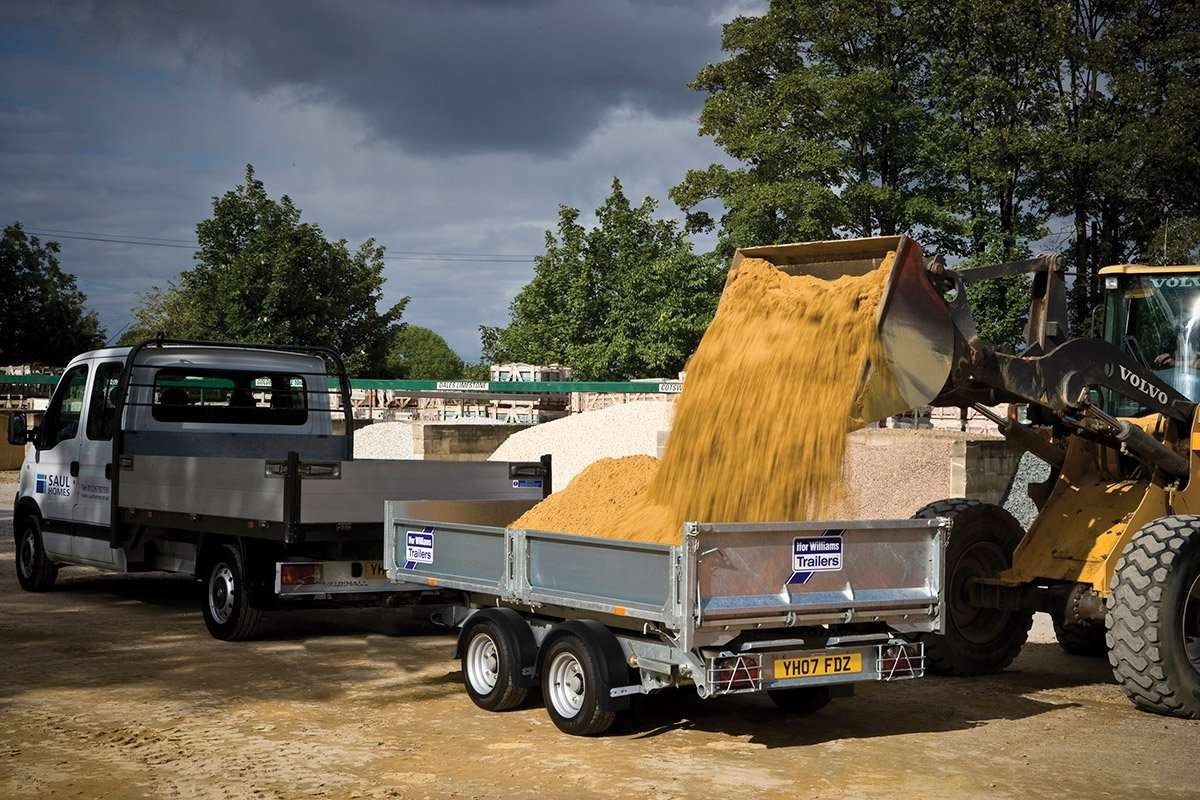 Ifor Williams TT2515 Tiptrailer | Ladmål 246 x 149 x 35 cm | 2 aksler, 13" hjul | 2700 kg