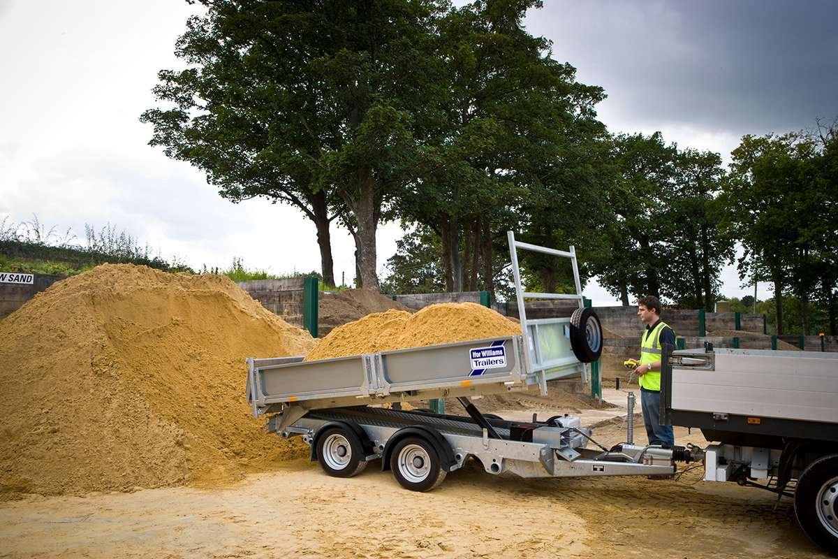 Ifor Williams TT2515 Tiptrailer | Ladmål 246 x 149 x 35 cm | 2 aksler, 13" hjul | 2700 kg