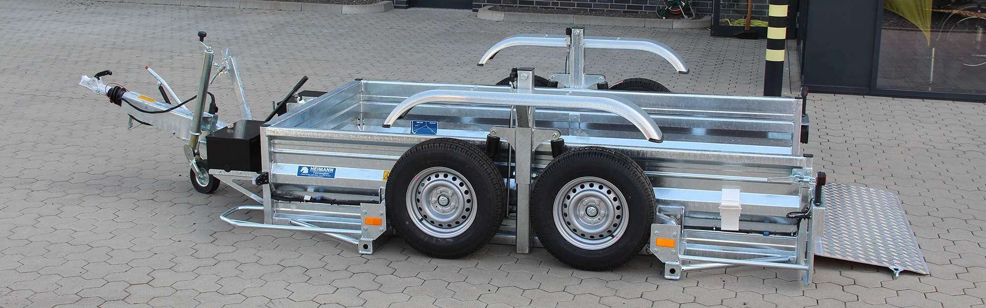 Heimann PT35 Maskintrailer | 2 aksler | Maskin- og autotrailere | 3500 kg