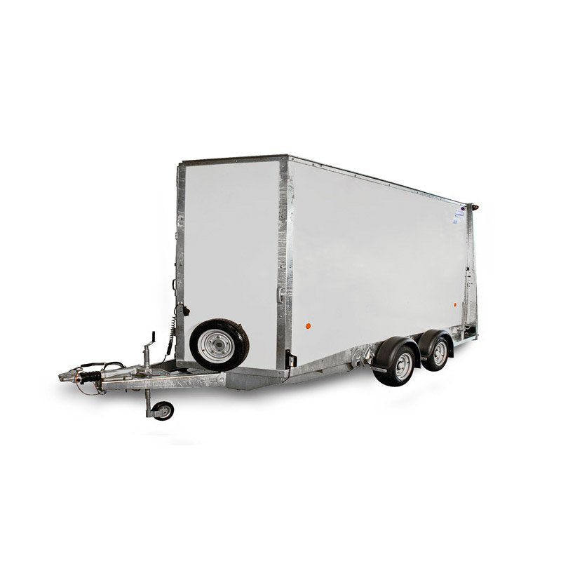 Ifor Williams BV126 forhøjet Cargotrailer | 2-akslet, forhøjet | Ladmål 360 x 173 x 214 cm | 3500 kg