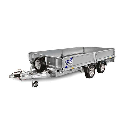 Ifor Williams LT146 Ladtrailer | Ladmål 423 x 198 x 38 cm | 2 aksler, 12" hjul | 3500 kg