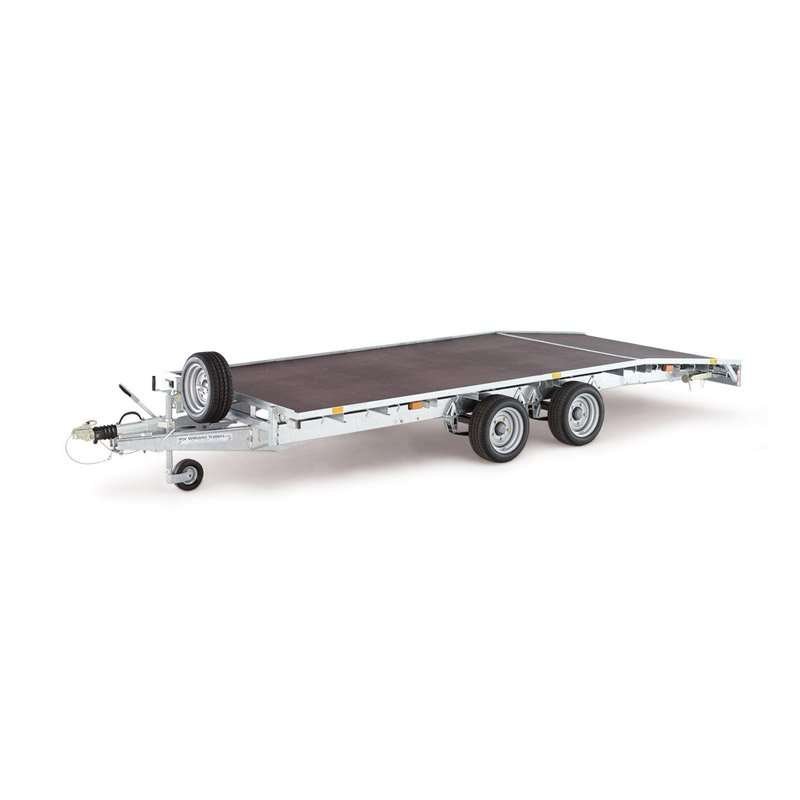 Ifor Williams LT146BT Knækladstrailer | 2 aksler, 13" hjul | 2000 kg