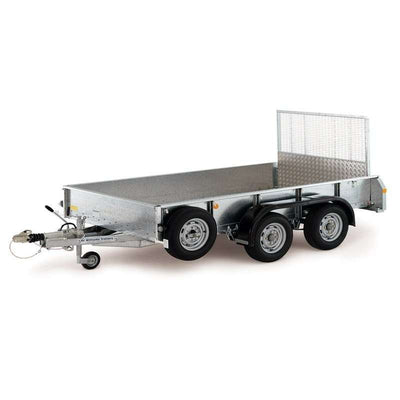 Ifor Williams GD125 Maskintrailer | Ladmål 373 x 158 x 395 cm | 2700 kg