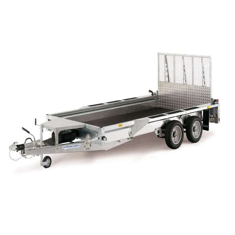 Ifor Williams GX105 Maskintrailer | Ladmål 303 x 157 x 265 cm | 2700 kg